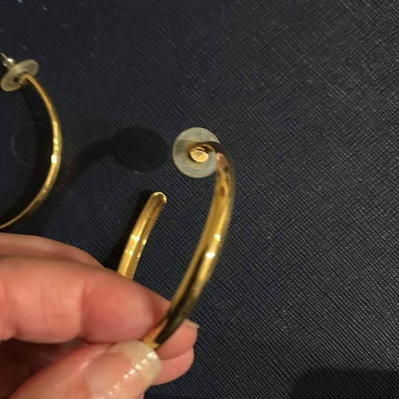 Gold Color Hoops - Picture 2 of 3